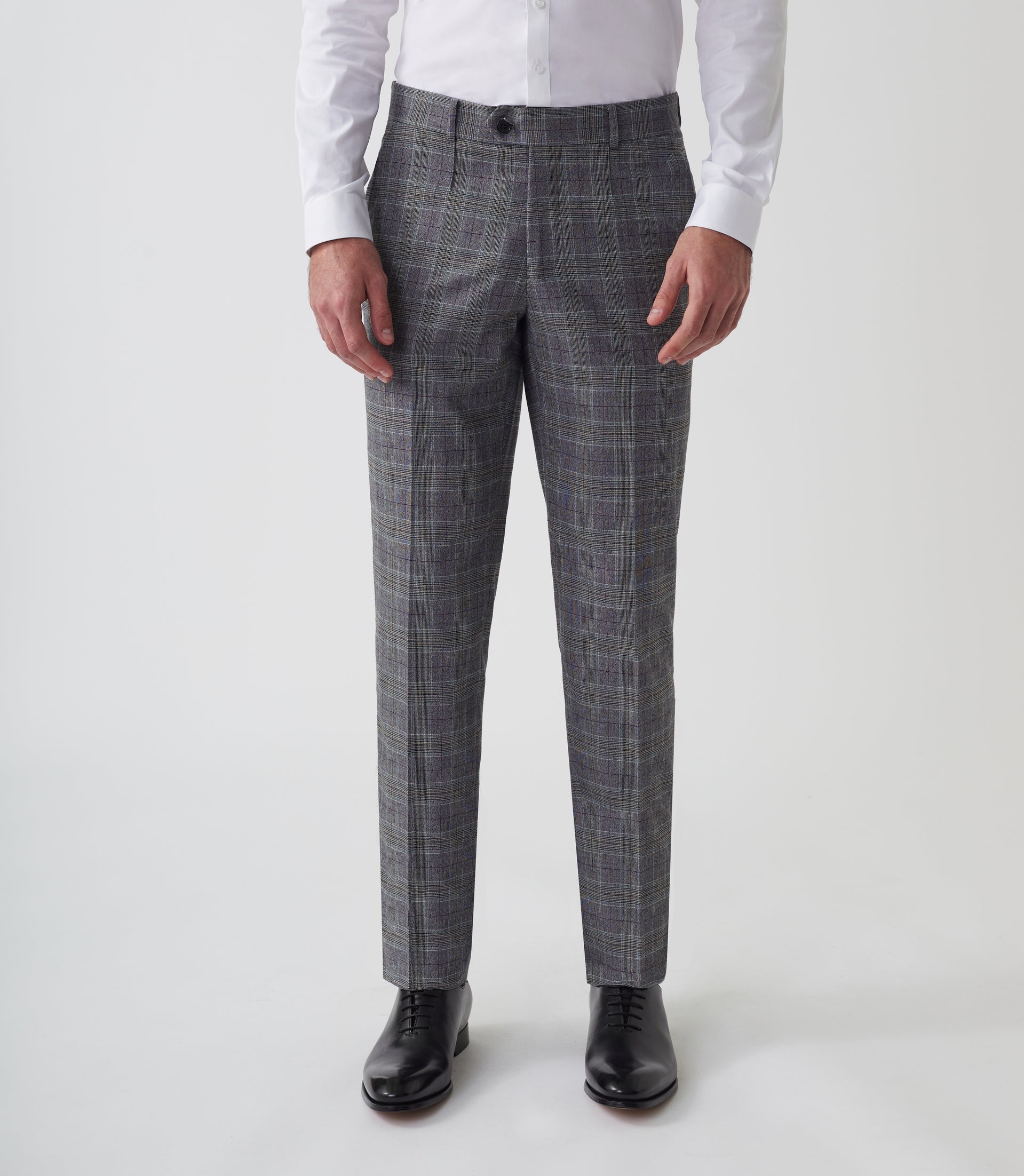 Pantalon ville Prince de Galles gris "Gvintage" - IZAC