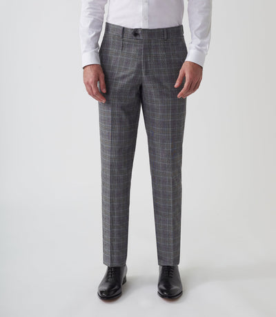 Pantalon ville Prince de Galles gris "Gvintage" - IZAC