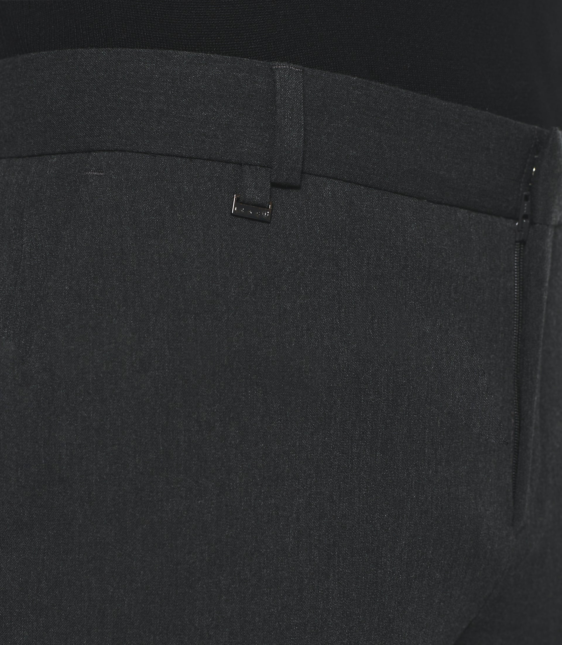 Pantalon ville uni bi - stretch gris moyen FAOR - IZAC