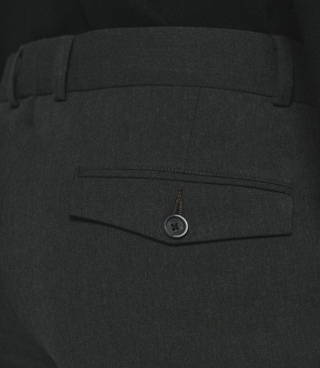Pantalon ville uni bi - stretch gris moyen FAOR - IZAC