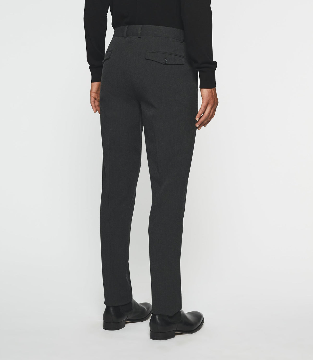 Pantalon ville uni bi - stretch gris moyen FAOR - IZAC