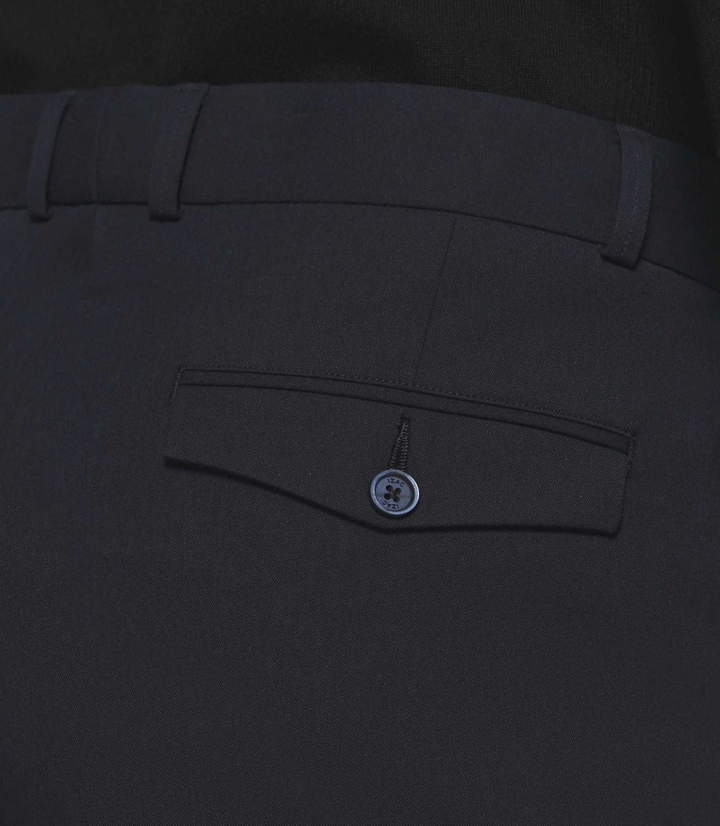 Pantalon ville uni bi - stretch marine FAOR - IZAC