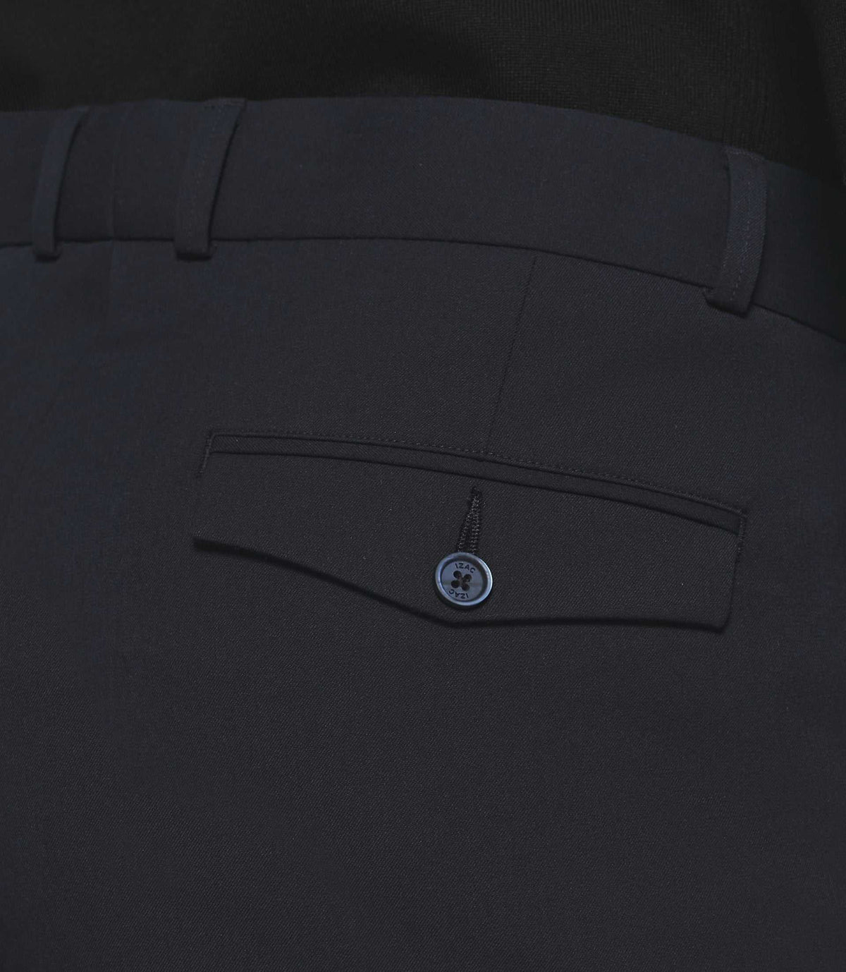 Pantalon ville uni bi - stretch marine FAOR - IZAC