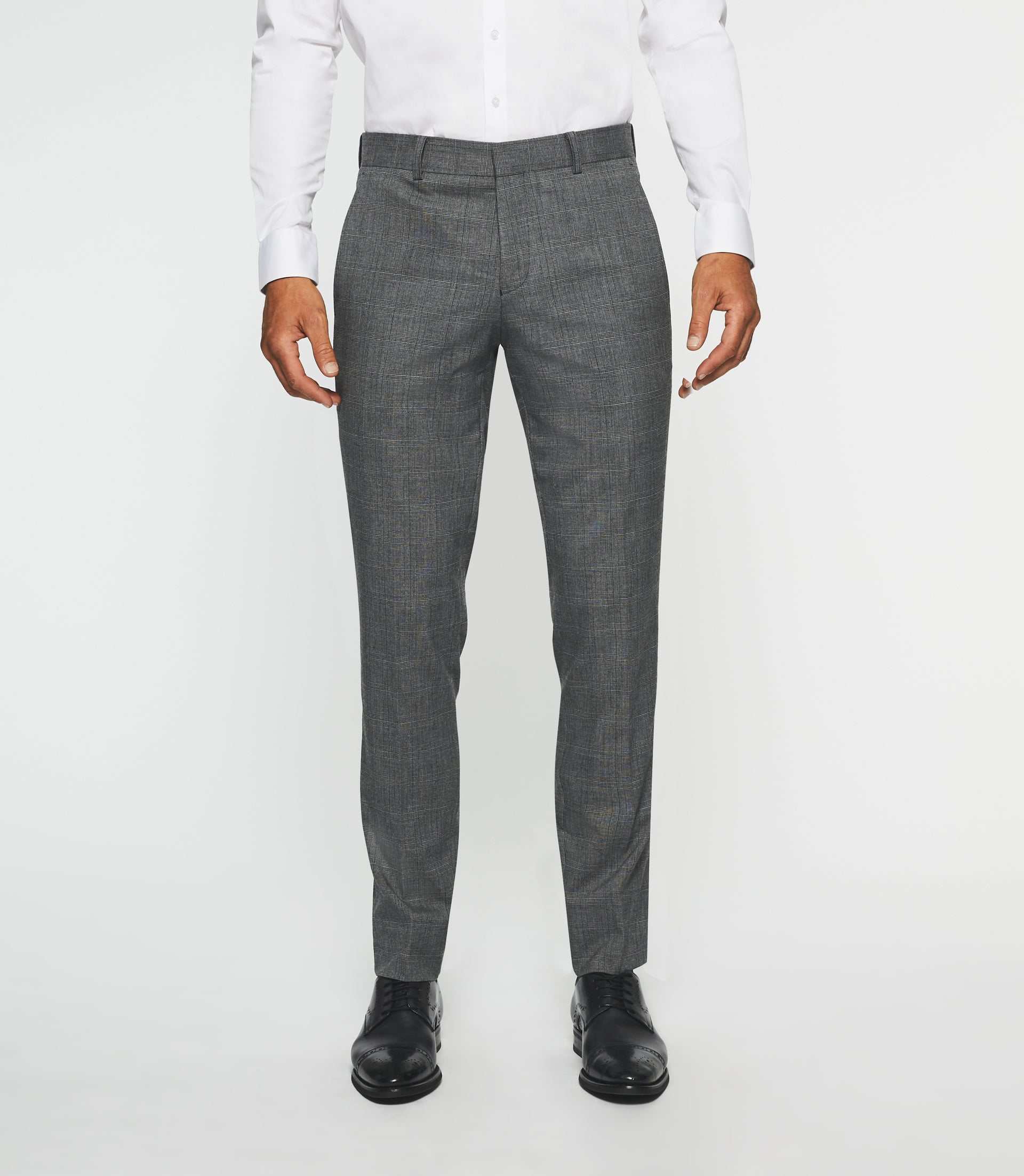 Pantalon ville séparable à carreaux gris FSOBRE - IZAC