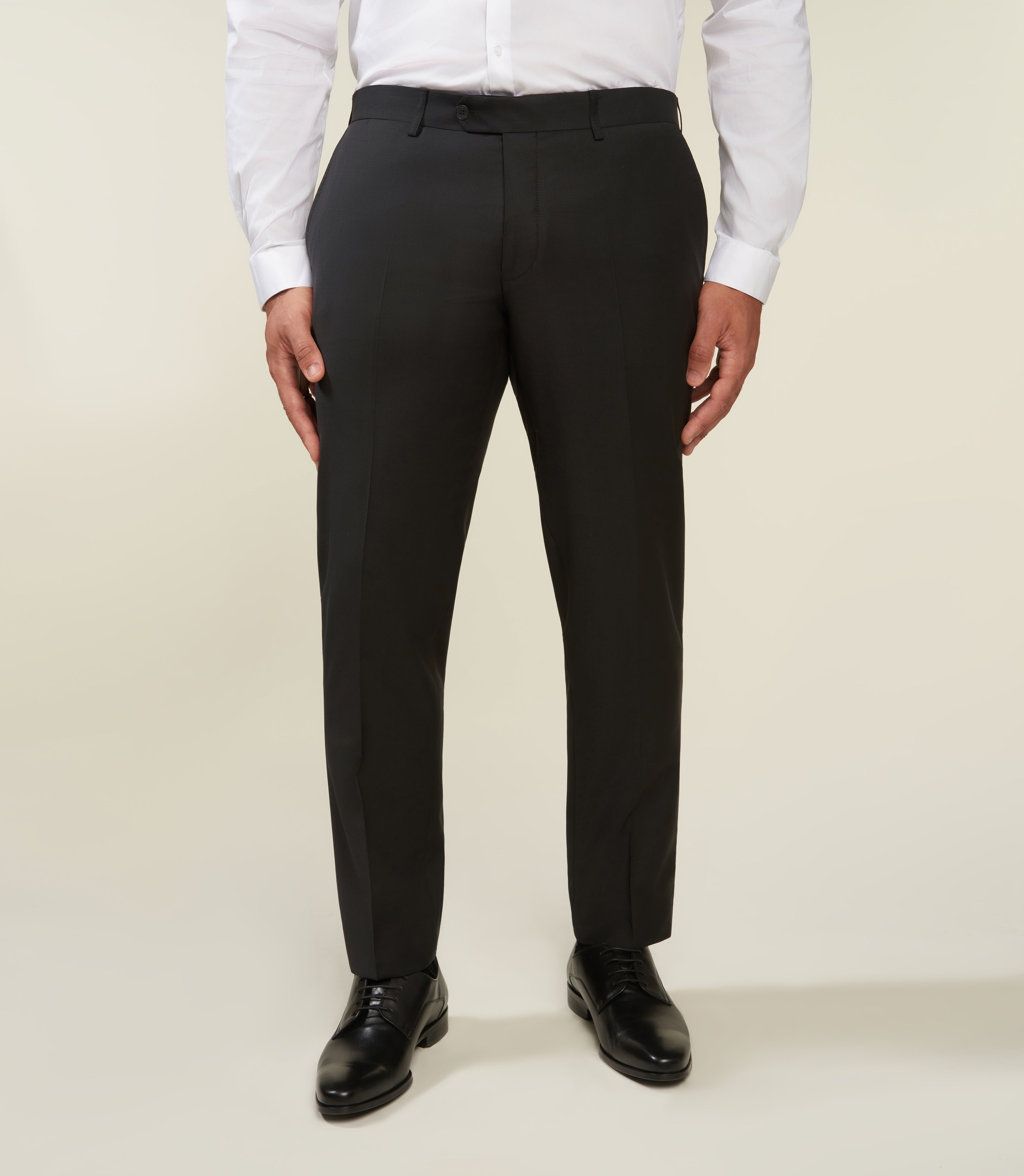 Pantalon ville en laine noir LIBREBT - IZAC