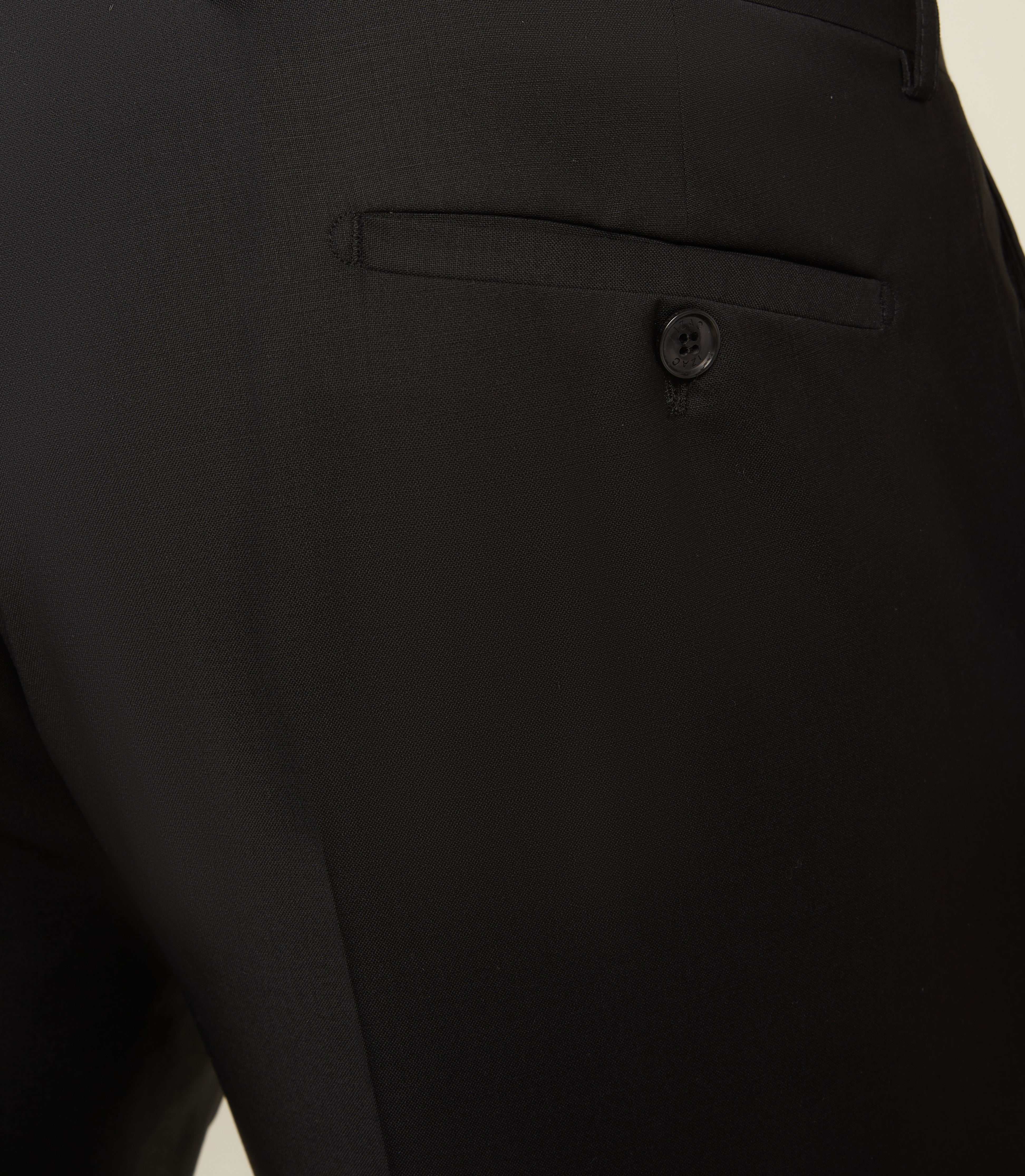 Pantalon ville en laine noir LIBREBT - IZAC