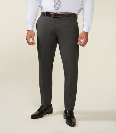 Pantalon ville en laine gris anthracite LIMONEBT - IZAC