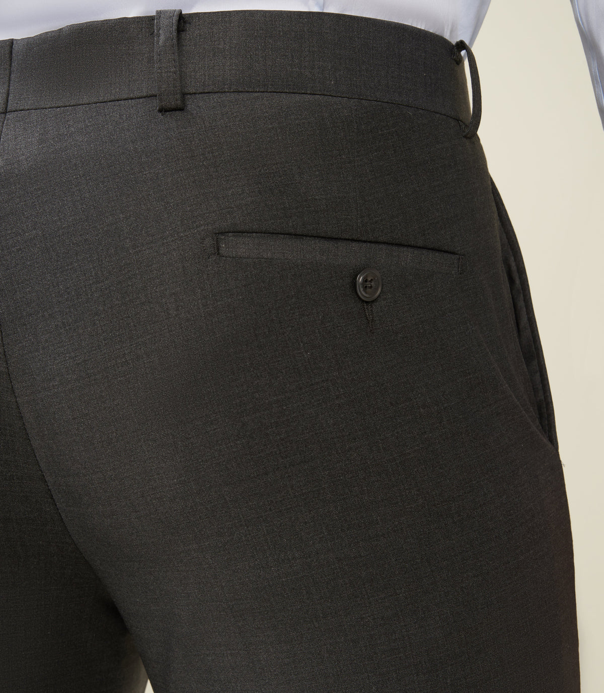 Pantalon ville en laine gris anthracite LIMONEBT - IZAC