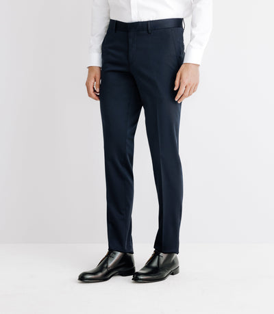 Pantalon ville tissu technique marine - IZAC