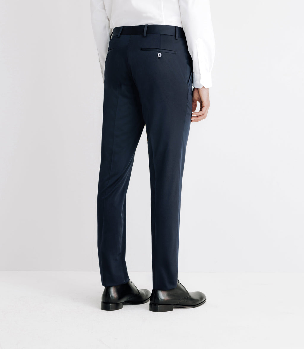 Pantalon ville tissu technique marine - IZAC