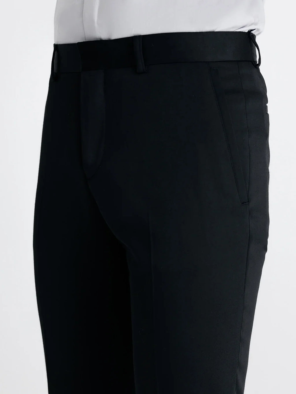 Pantalon ville tissu technique noir - IZAC