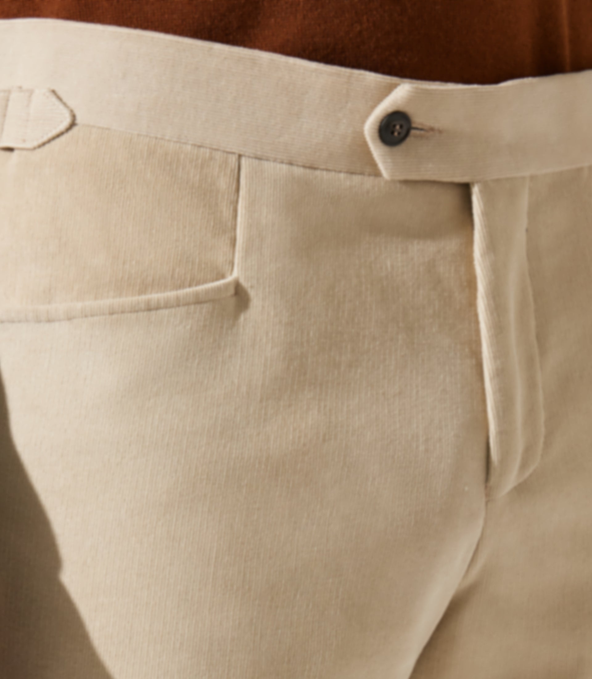 Pantalon ville séparable en velours beige FSABLIER - IZAC
