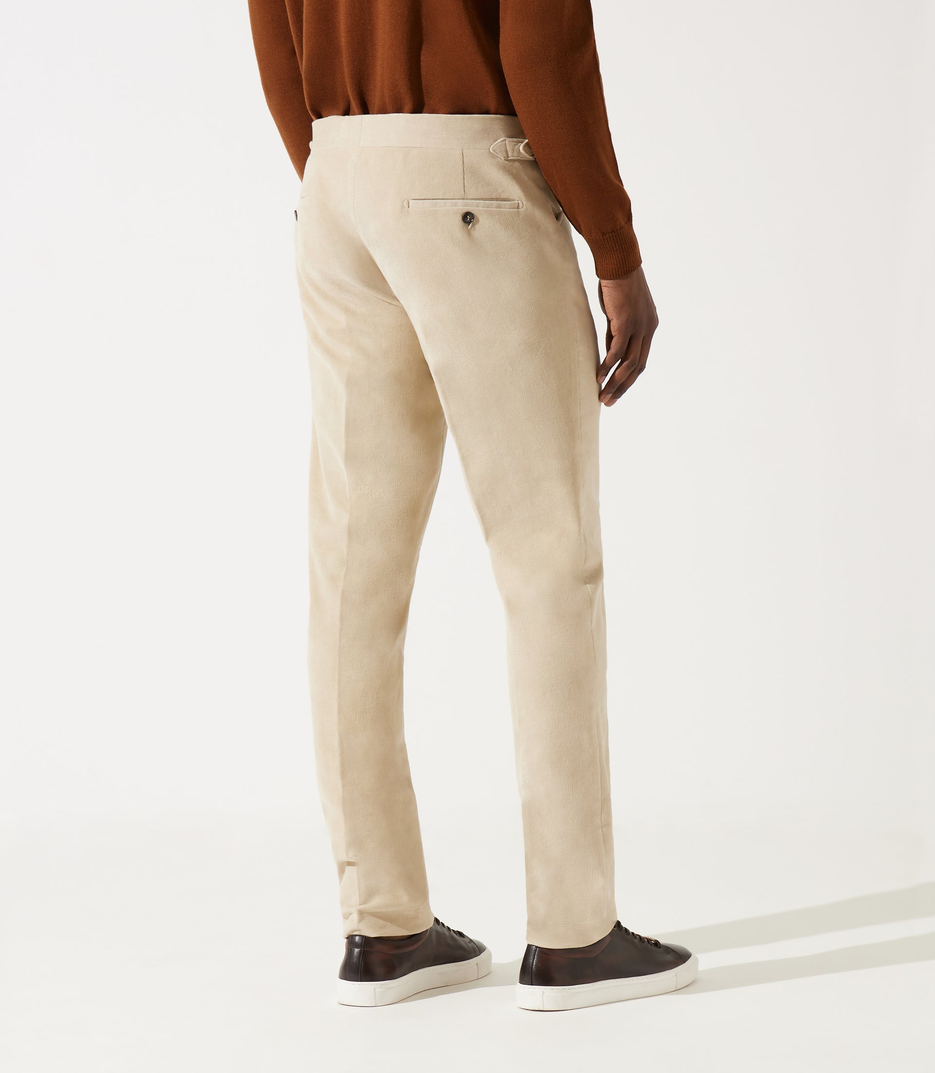 Pantalon ville séparable en velours beige FSABLIER - IZAC