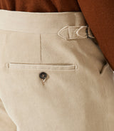 Pantalon ville séparable en velours beige FSABLIER - IZAC