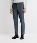 Pantalon à carreaux marine - IZAC
