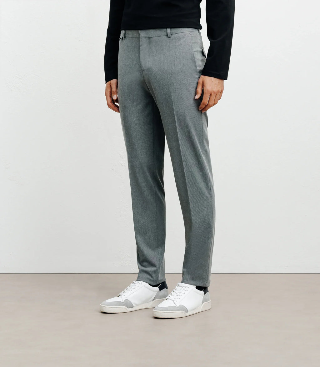 Pantalon ville ajusté gris - IZAC