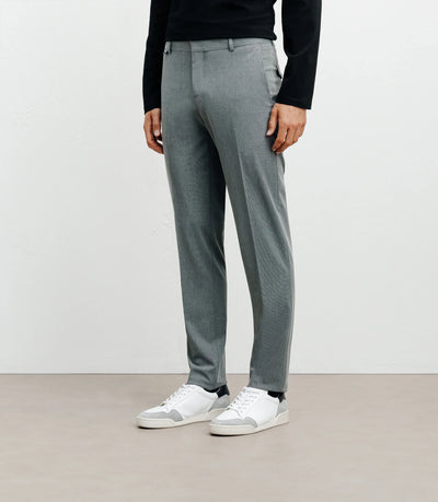 Pantalon ville ajusté gris - IZAC