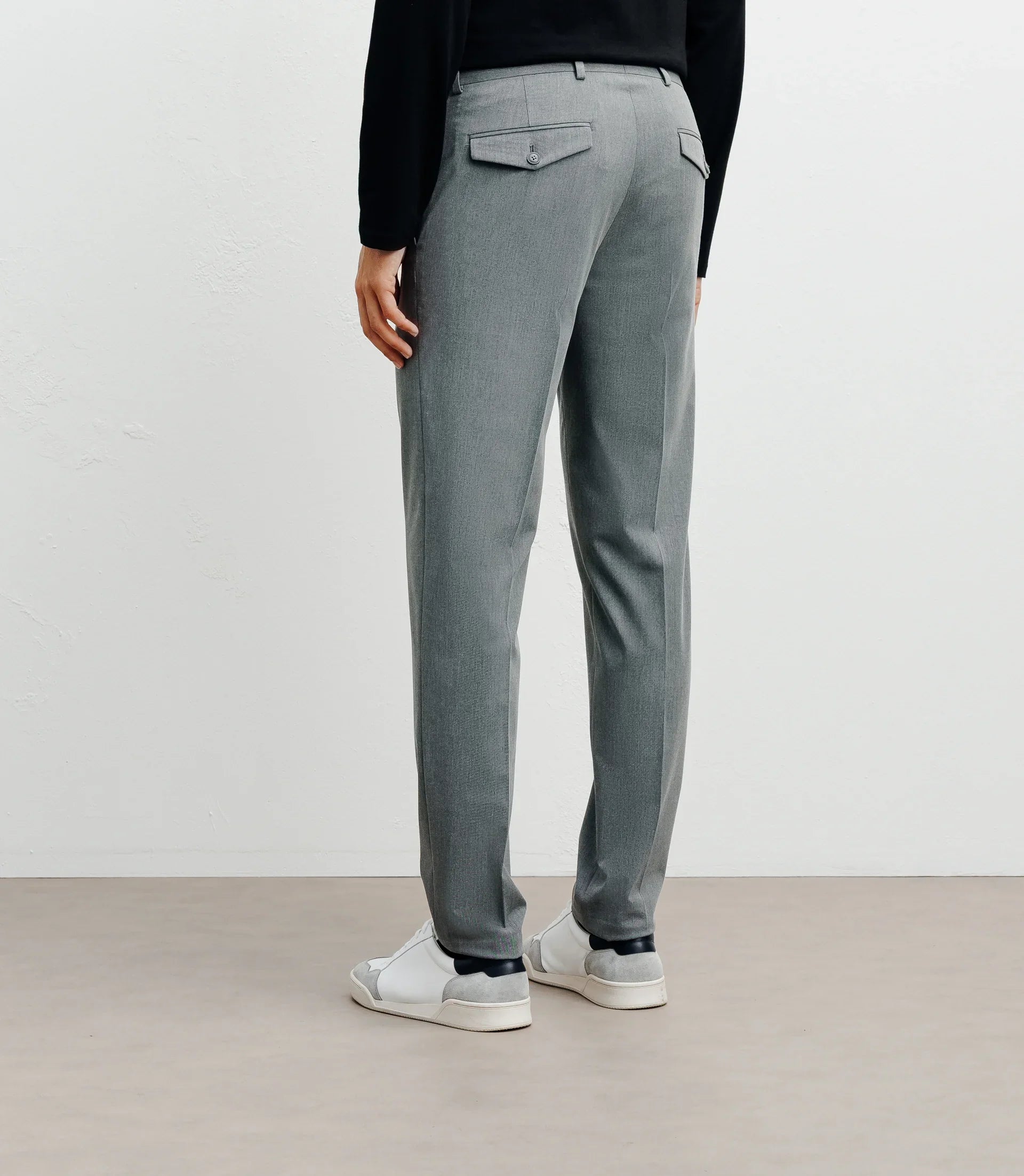 Pantalon ville ajusté gris - IZAC