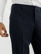 Pantalon ville ajusté marine - IZAC