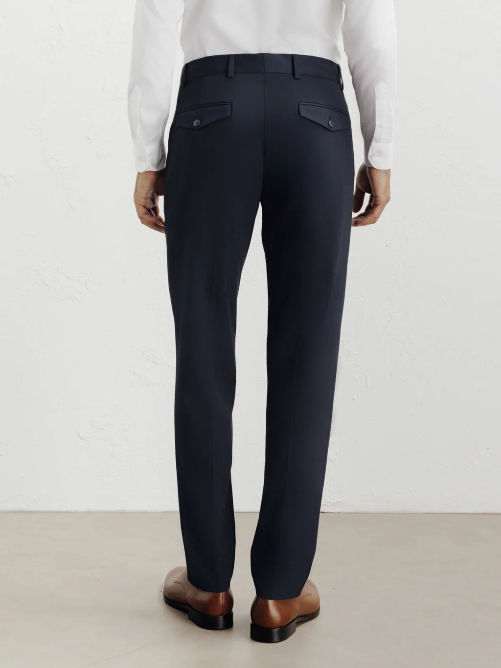 Pantalon ville ajusté marine - IZAC