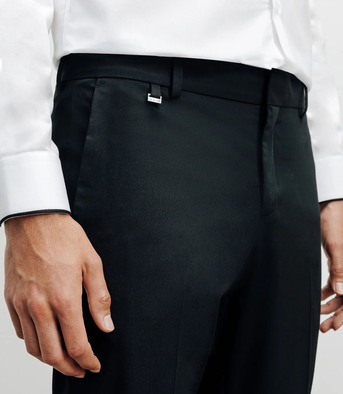 Pantalon ville ajusté noir - IZAC