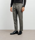 Pantalon ville avec carreaux marron - IZAC