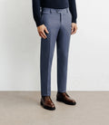 Pantalon ville en flanelle bleu - IZAC