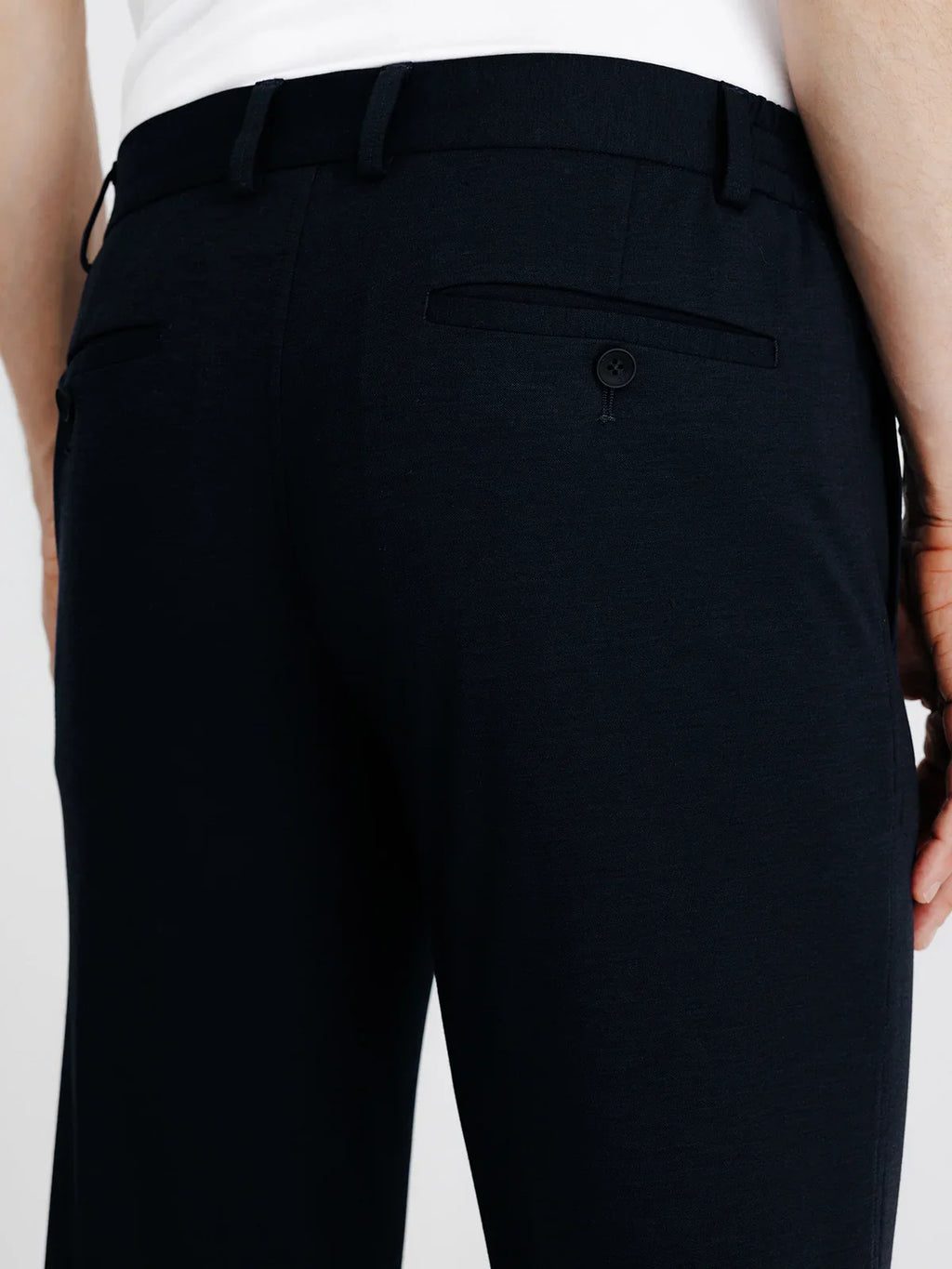 Pantalon ville avec pli marine - IZAC