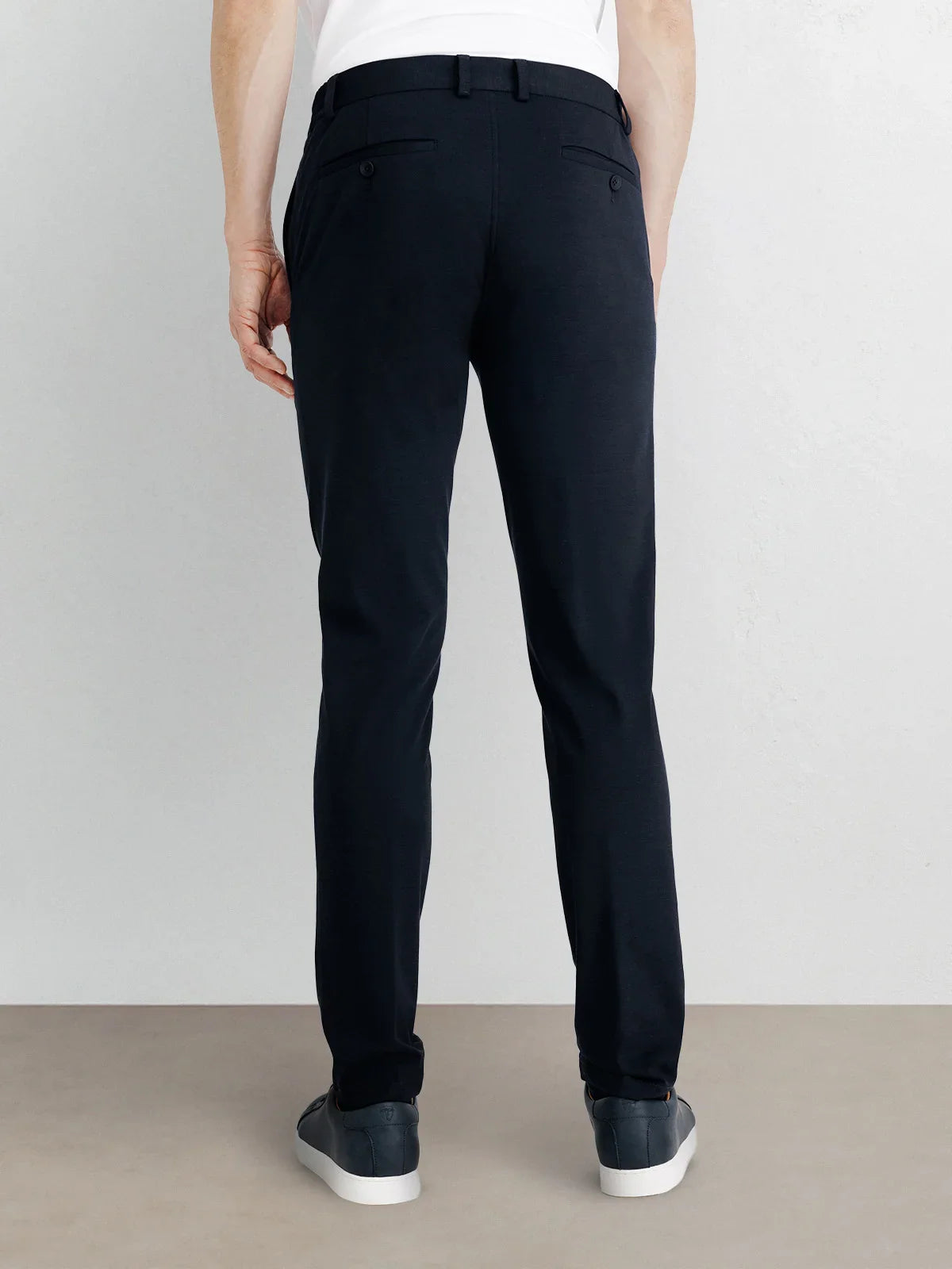 Pantalon ville avec pli marine - IZAC