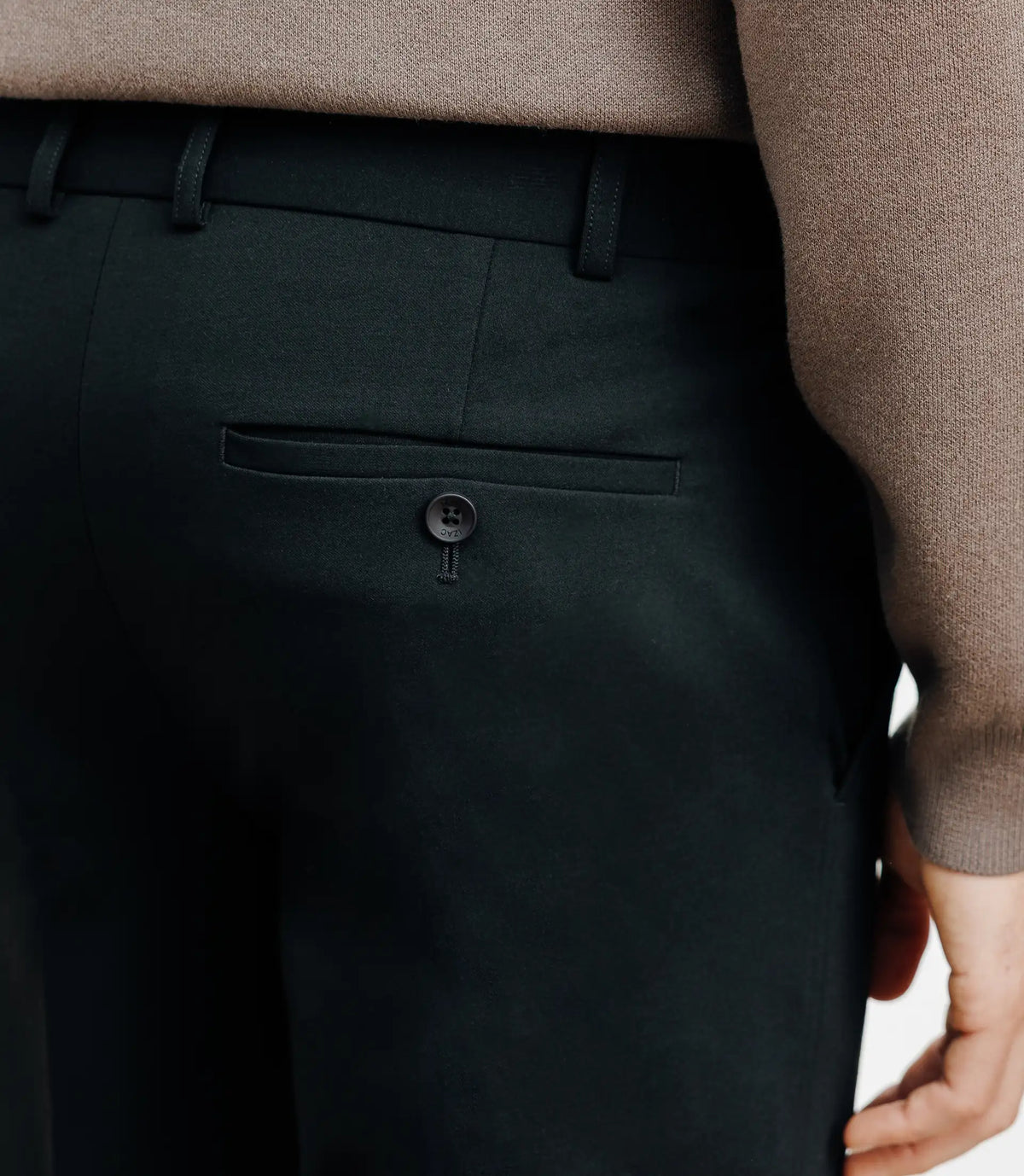 Pantalon ville avec pli noir - IZAC