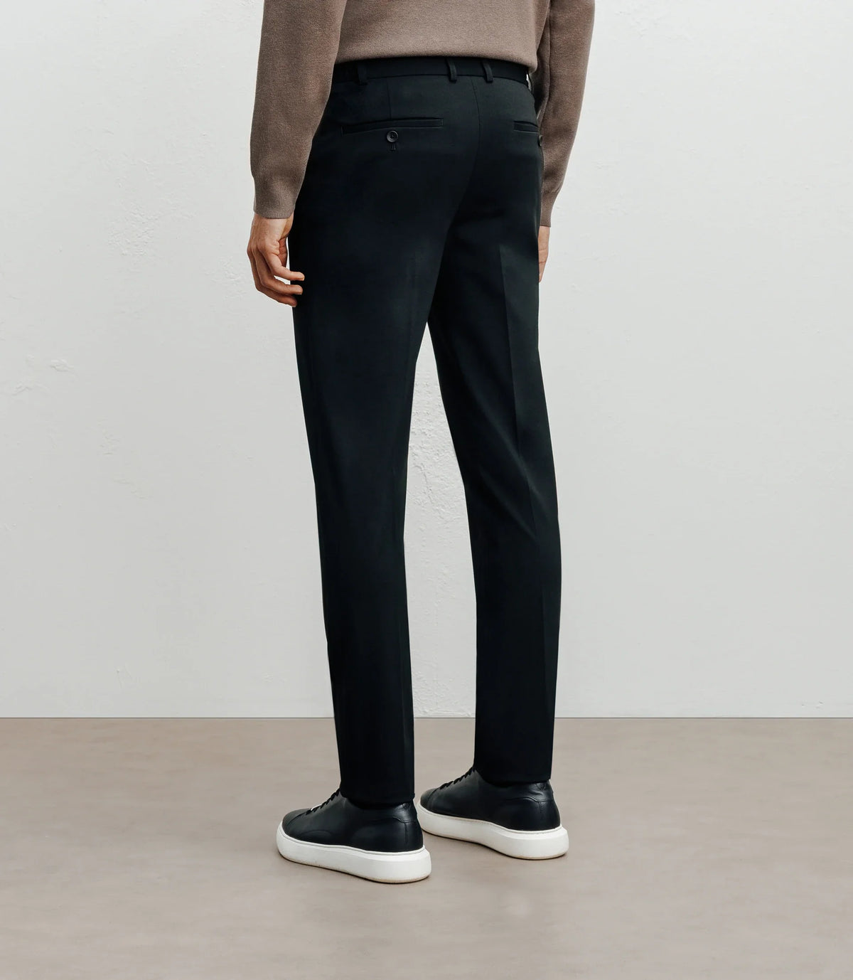 Pantalon ville avec pli noir - IZAC