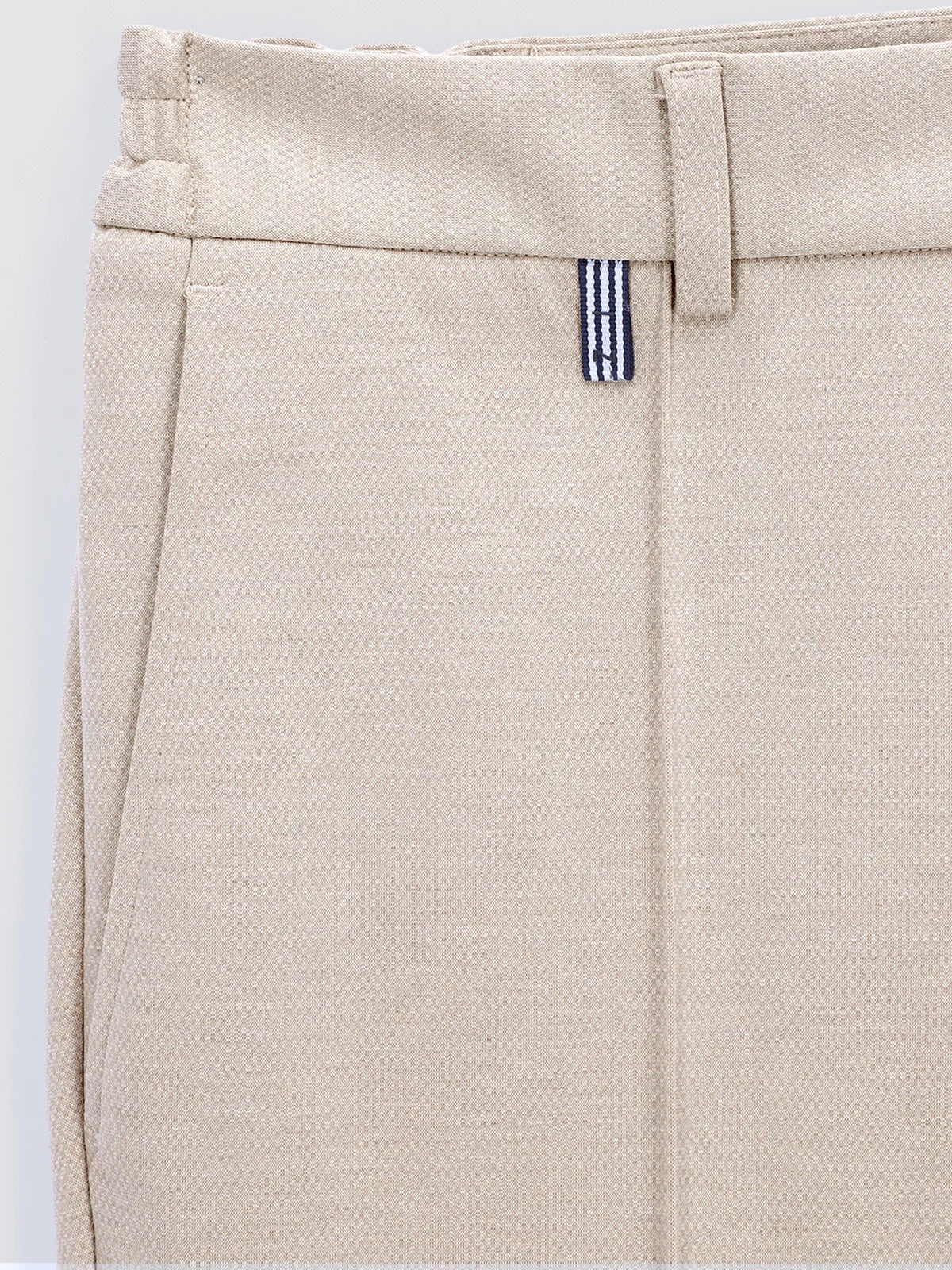 Pantalon ville en maille beige - IZAC