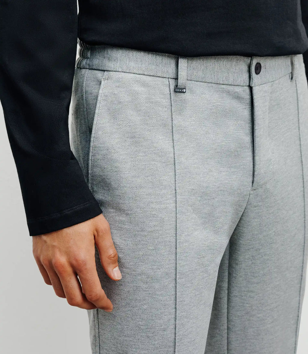 Pantalon ville en maille gris - IZAC