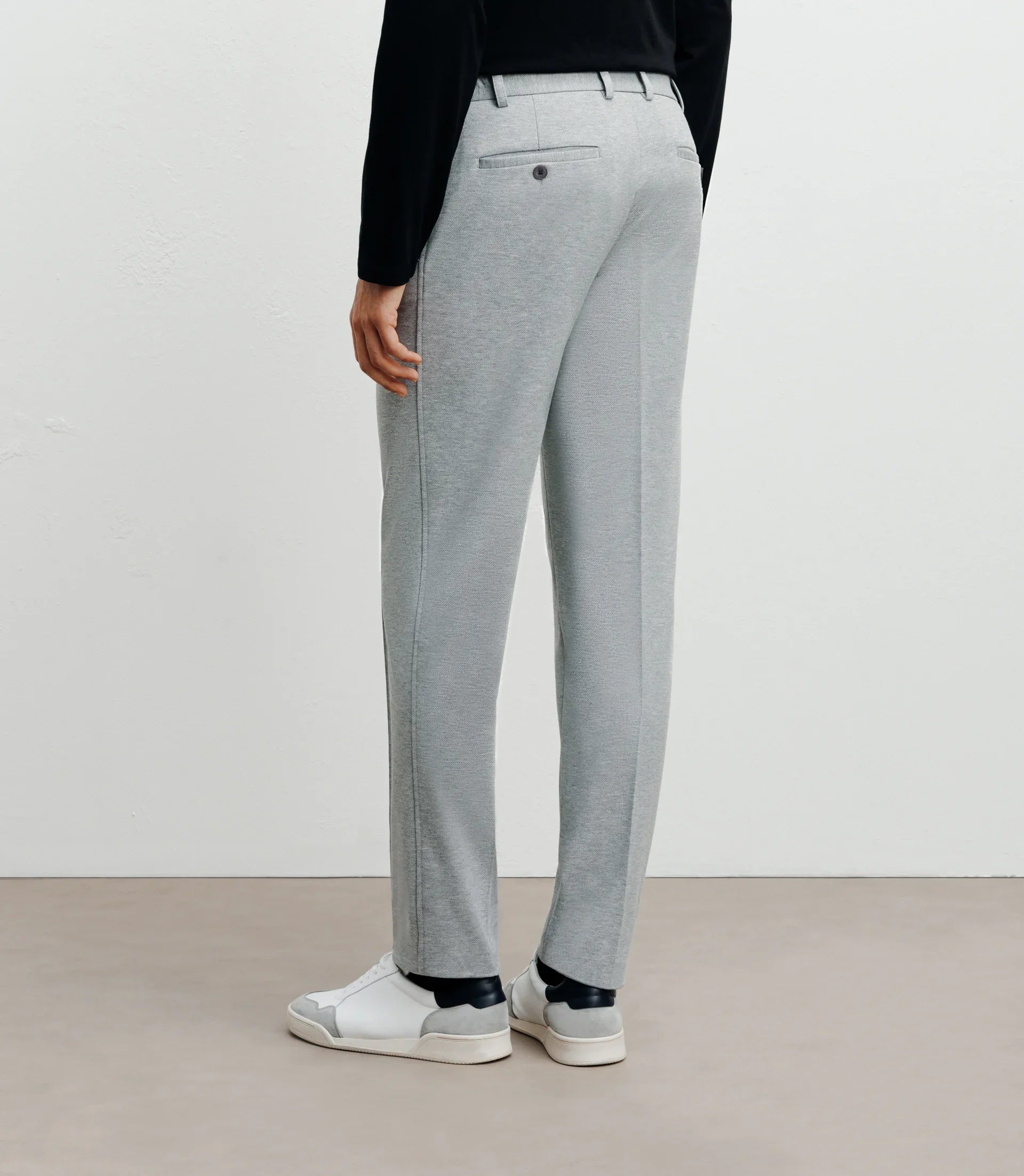 Pantalon ville en maille gris - IZAC
