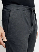 Pantalon ville en maille gris foncé - IZAC