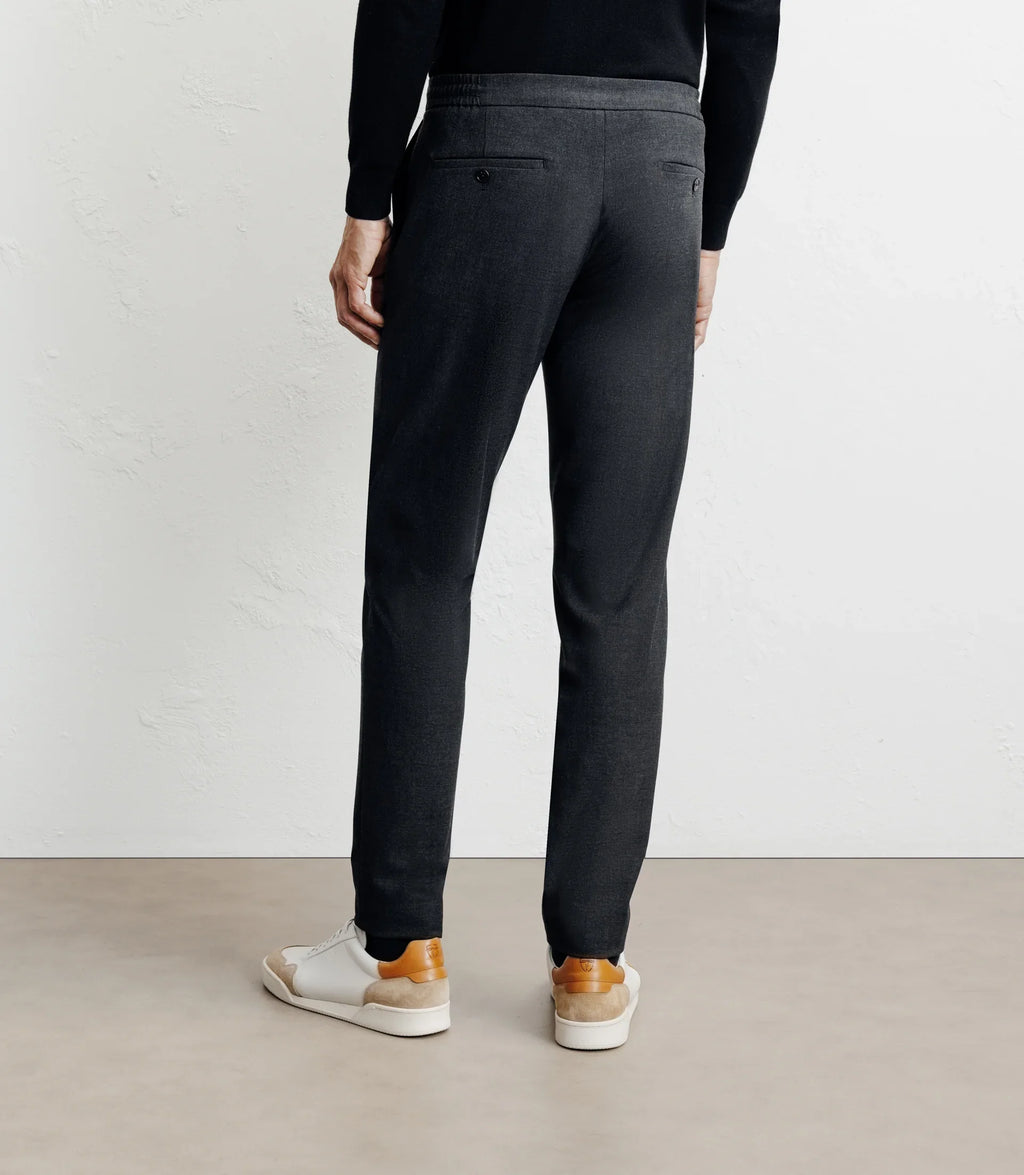 Pantalon ville en maille gris foncé - IZAC