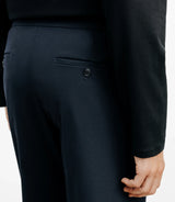 Pantalon ville en maille marine - IZAC