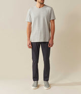 T shirt col rond gris - chine "Xana" - IZAC