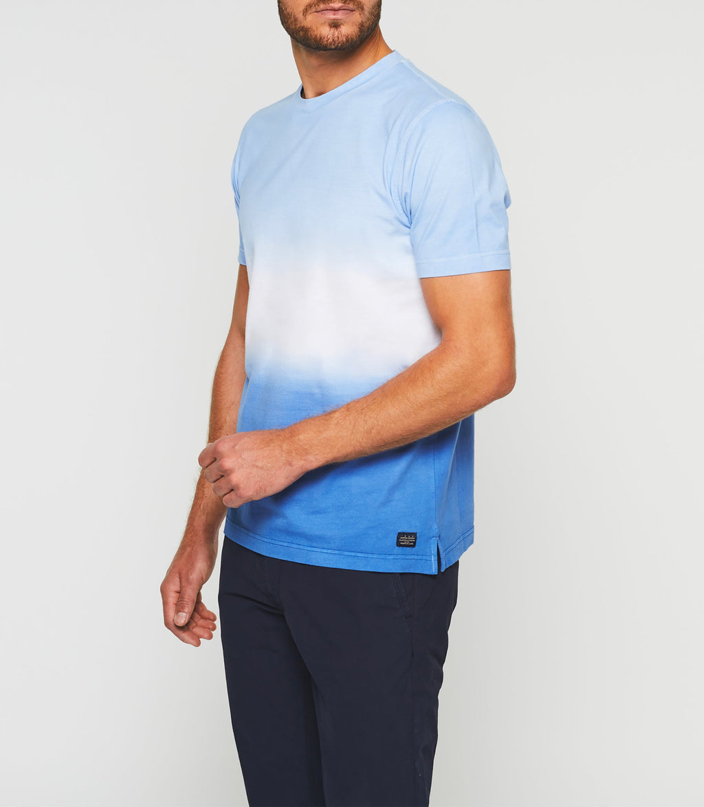 T-shirt dégradé bleu "Gavin" - IZAC