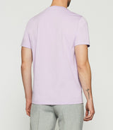 T-shirt à manches courtes uni violet parme GABRIEL - IZAC