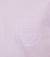 T-shirt à manches courtes uni violet parme GABRIEL - IZAC
