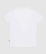 T-shirt à manches courtes à imprimé blanc GARY - IZAC