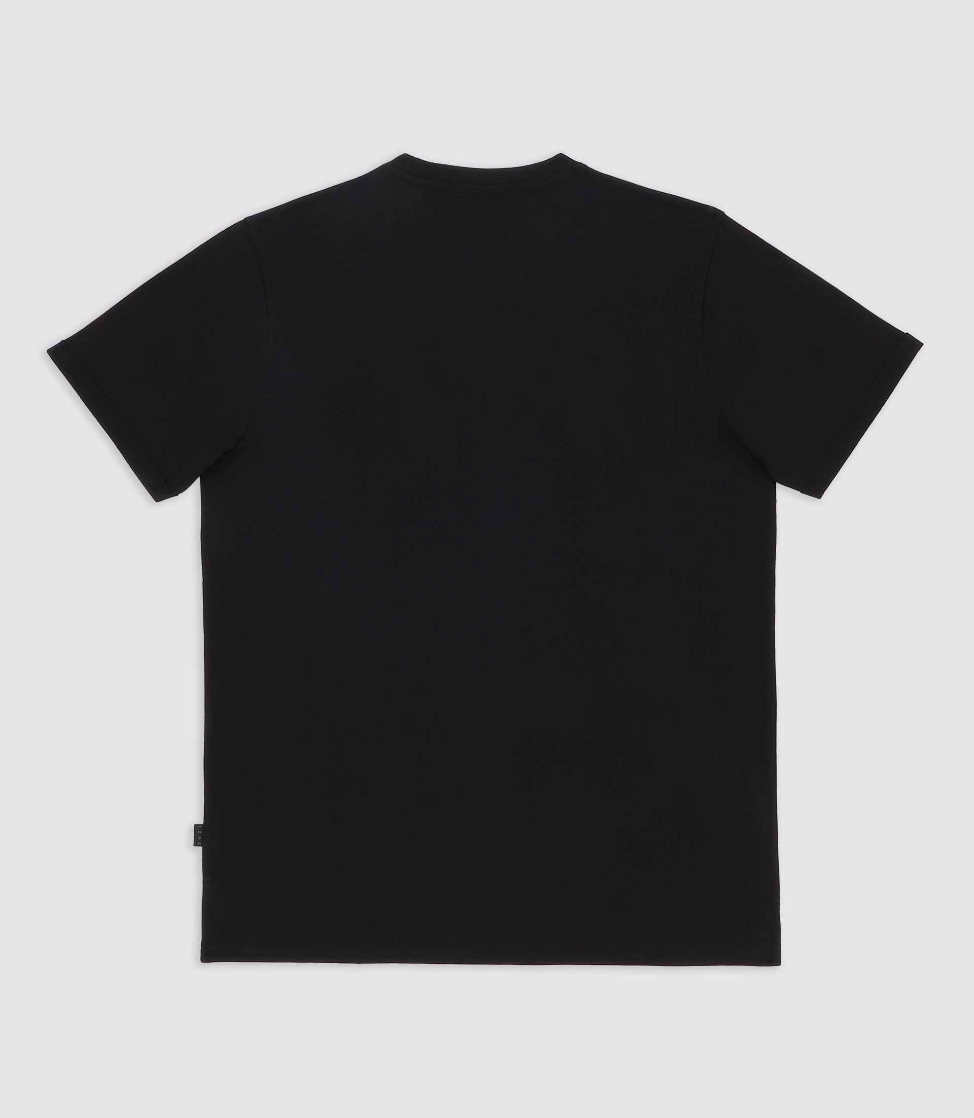 T-shirt à manches courtes à imprimé noir GARY - IZAC
