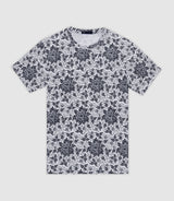 Tshirt BLEU - BLANC - IZAC