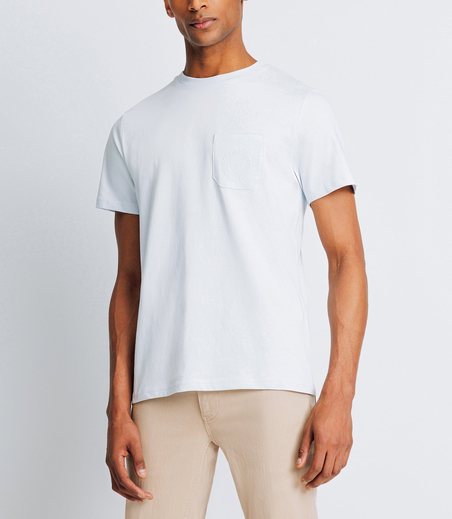 T-shirt avec logo ciel - IZAC