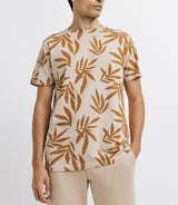 T-shirt à fleurs beige - IZAC