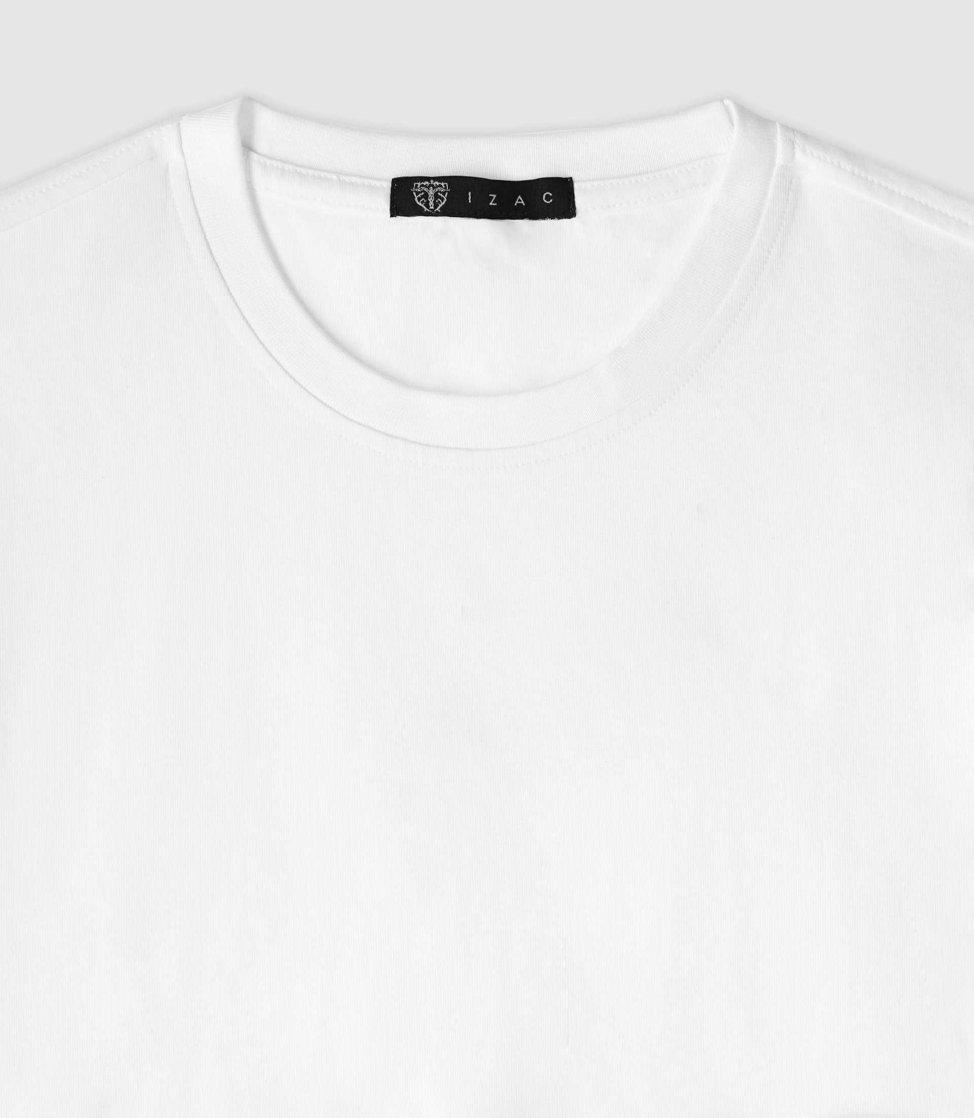 T-shirt uni blanc - IZAC