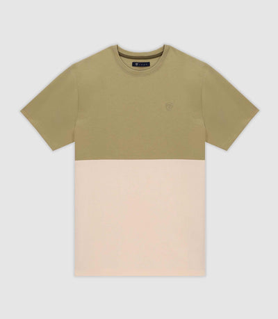 T-shirt en coton kaki - IZAC