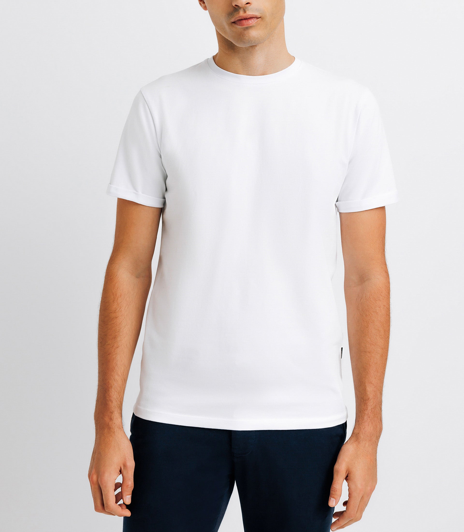 T-shirt uni blanc - IZAC