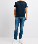 T-shirt uni marine - IZAC